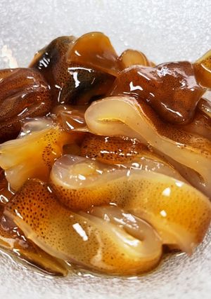 若狭湾沖で釣りたてを漬けた　いかの沖漬け-レシピのメイン写真