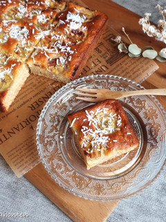 あま酒で作るココナッツバナナケーキ-レシピのメイン写真