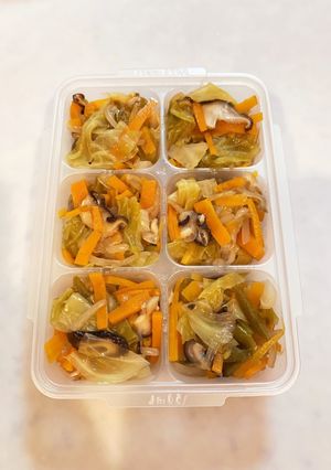 子供の冷凍お野菜ストック（2歳）-レシピのメイン写真