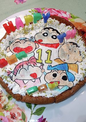 クレヨンしんちゃんケーキ～♪-レシピのメイン写真