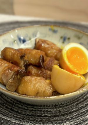 エリンギの豚バラ巻き 角煮風-レシピのメイン写真
