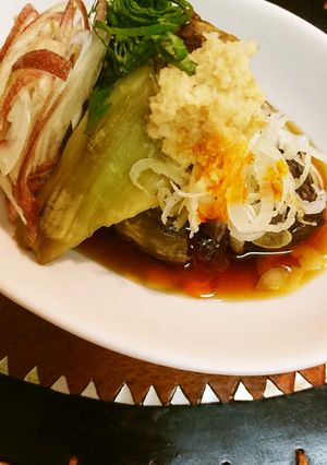 薬味たっぷりピリ辛焼きナス-レシピのメイン写真