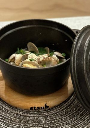 業務スーパーの冷凍あさりで酒蒸し-レシピのメイン写真