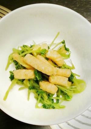 やめられない止まらない♪豆苗えびせん和え-レシピのメイン写真