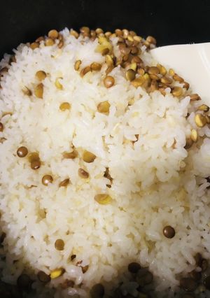 レンズ豆入りごはん　ヴィーガン・健康的◎-レシピのメイン写真