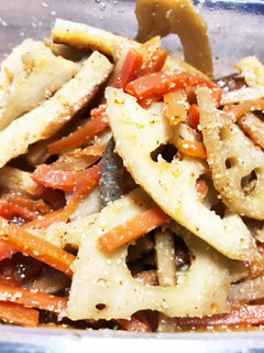 包丁要らず レンジで3分きんぴら風-レシピのメイン写真