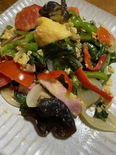 空芯菜のおもてなし炒め!-レシピのメイン写真