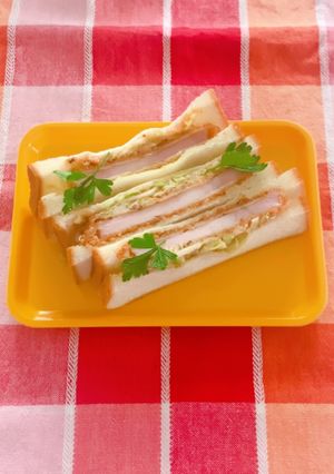 ハムカツサンド-レシピのメイン写真