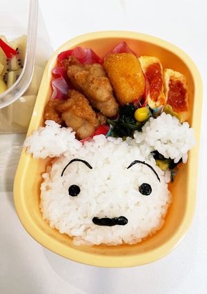 クレヨンしんちゃん　シロ　キャラ弁　簡単-レシピのメイン写真