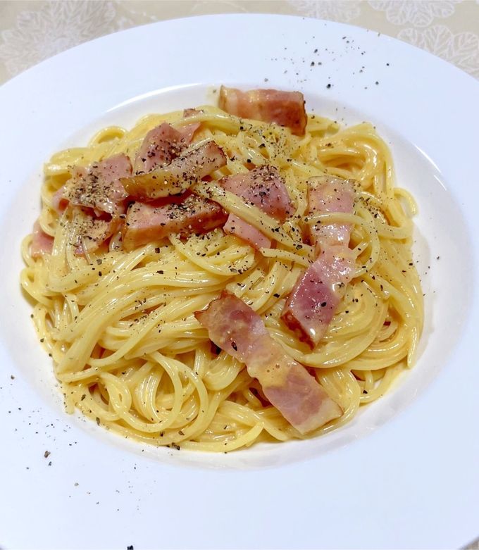 混ぜるだけ！濃厚カルボナーラ by KUROSU亭 【クックパッド】 簡単