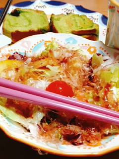 ★トーストとも!鰹節de梅かつおサラダ★-レシピのメイン写真