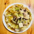 白菜と高野豆腐の煮物(白菜燉凍豆腐)