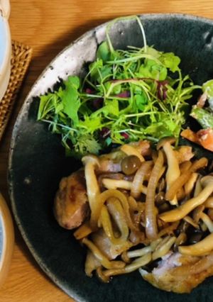 鶏もも肉のきのこソテー-レシピのメイン写真