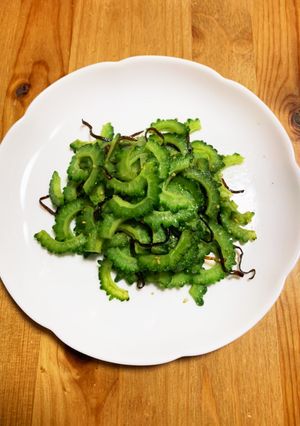 ゴーヤの塩昆布炒め-レシピのメイン写真