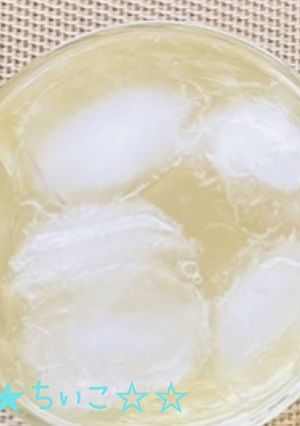りんご酢サワー-レシピのメイン写真