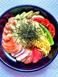 のせ過ぎ具材の冷やし中華-レシピのメイン写真