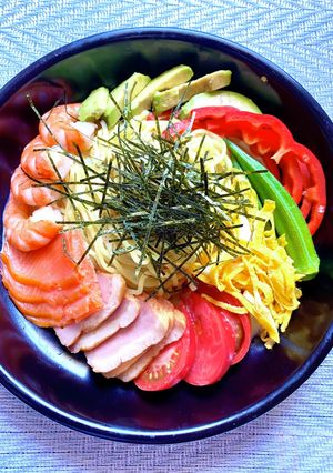 のせ過ぎ具材の冷やし中華-レシピのメイン写真