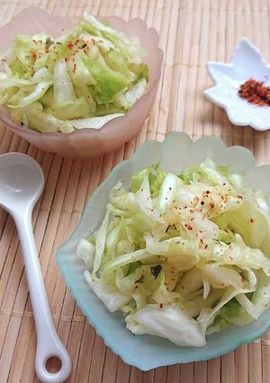 動画レシピ七味と鶏ガラのキャベツの漬物-レシピのメイン写真