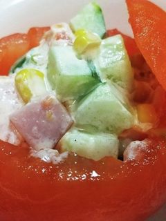 トマトカップサラダ-レシピのメイン写真