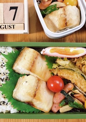 塩さばのっけ弁当 21/8.27-レシピのメイン写真