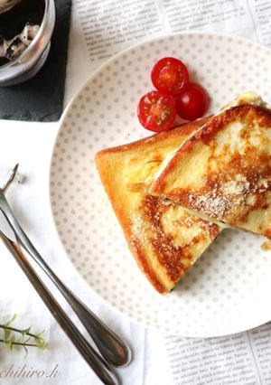 茄子とベーコンのフレンチトーストサンド♪-レシピのメイン写真