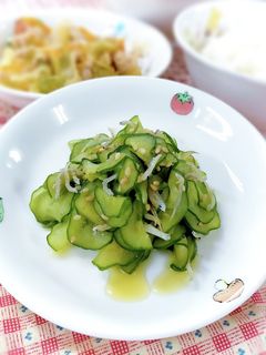 じゃこときゅうりのたたき!包丁いらず!-レシピのメイン写真