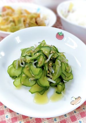 じゃこときゅうりのたたき！包丁いらず！-レシピのメイン写真