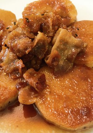ほっくり美味しい☆長芋と豚肉のあまから煮-レシピのメイン写真