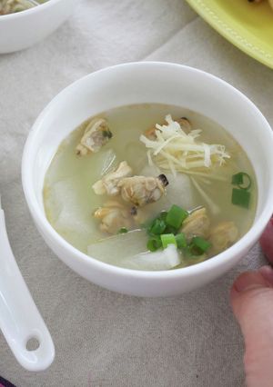 あさり缶と冬瓜の中華スープ-レシピのメイン写真