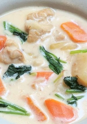 ルウや生クリーム不要！鶏肉のシチュー-レシピのメイン写真