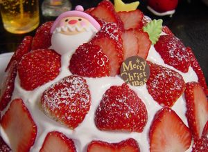 クリスマスケーキ苺ズコット(インスタ映え-レシピのメイン写真