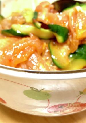 残った生ハム胡瓜の豆板醤和え-レシピのメイン写真