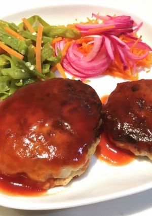 基本のハンバーグ-レシピのメイン写真