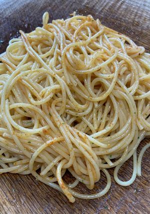 ずぼら！市販ソースでカラムーチョ味パスタ-レシピのメイン写真