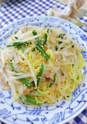 肉入りもやし蒸し焼きそば-レシピのメイン写真