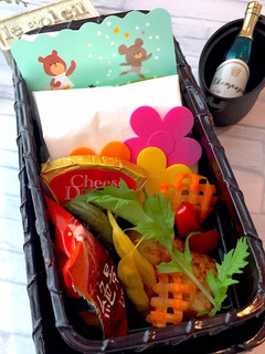 葉月10 夏期講座 ライスバーガー弁当-レシピのメイン写真