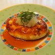 牛角炭火焼風醤油だれde豆腐ハンバーグ
