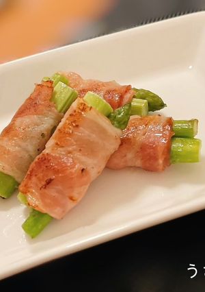 【簡単】『アスパラベーコン巻き♡』-レシピのメイン写真