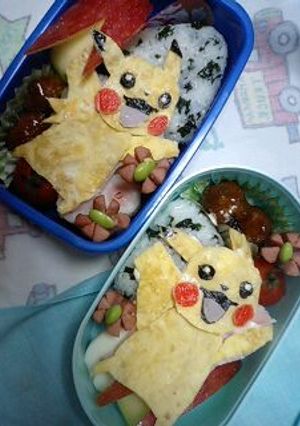 ポケモン・ピカチュウ弁当(キャラ弁)-レシピのメイン写真