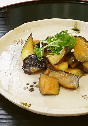 【野菜ソムリエ】京山科なすの白みそ炒め-レシピのメイン写真