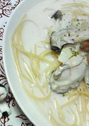 ✿カロリーハーフ❀牡蠣の✿シチューパスタ-レシピのメイン写真