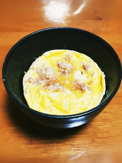 簡単◎レンジ◎オートミールのツナ玉子丼-レシピのメイン写真