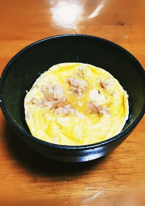 簡単◎レンジ◎オートミールのツナ玉子丼-レシピのメイン写真