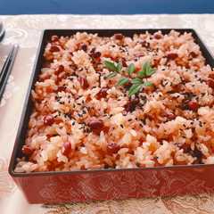 รูปของ 失敗しない！炊飯器で炊くお赤飯