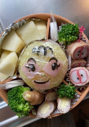 メロンパンナ弁当-レシピのメイン写真