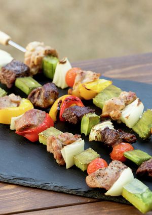 サボテンでBBQ!串焼きサボテングリル-レシピのメイン写真