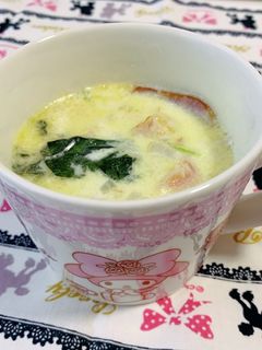 簡単!ほうれん草とベーコンのミルクスープ-レシピのメイン写真