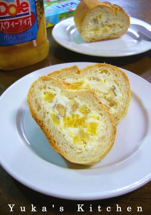パインクリームチーズのスタッフドバゲット-レシピのメイン写真