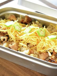 アナゴときゅうりの漬物の混ぜご飯-レシピのメイン写真