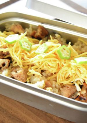 アナゴときゅうりの漬物の混ぜご飯-レシピのメイン写真